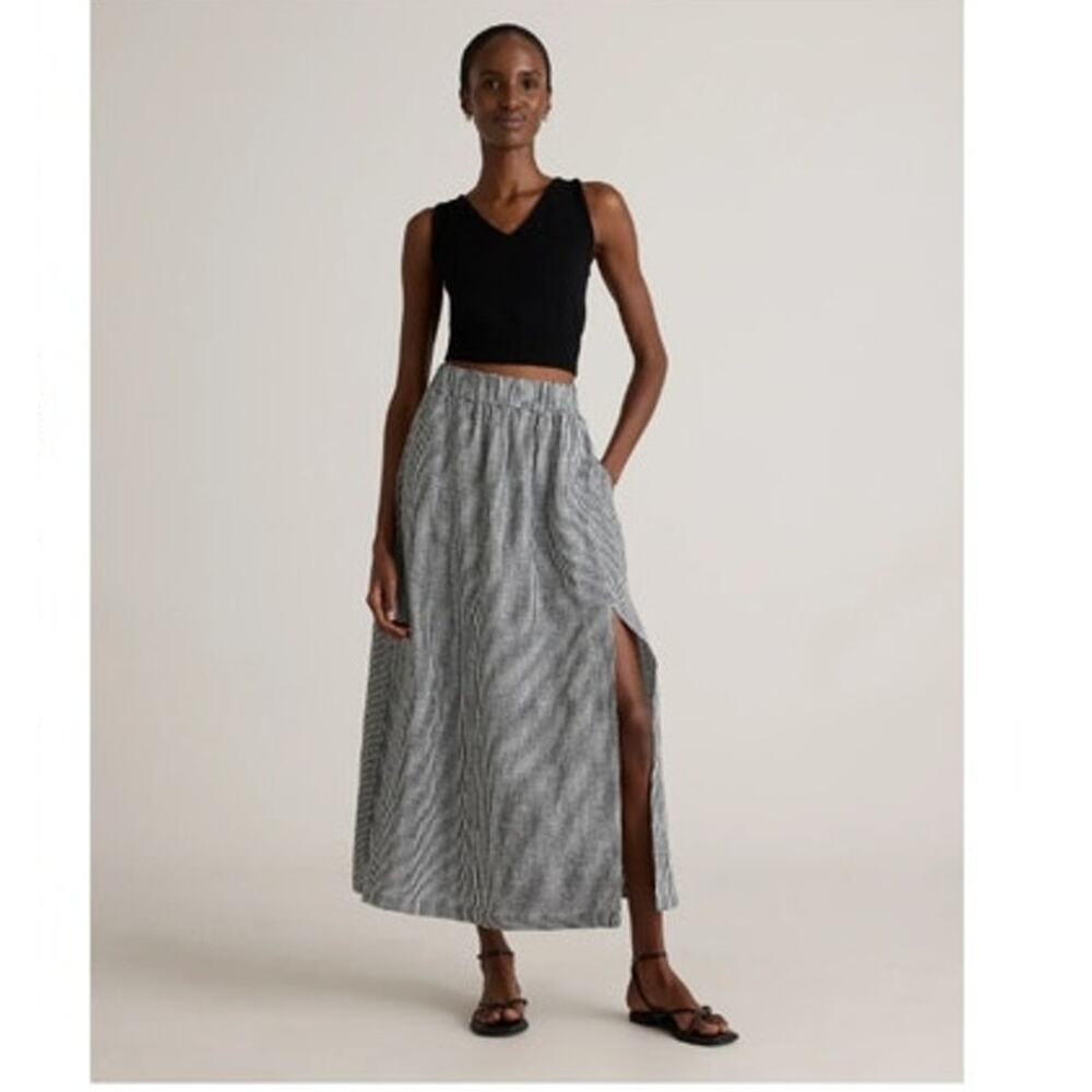 Quince linen maxi Skirt